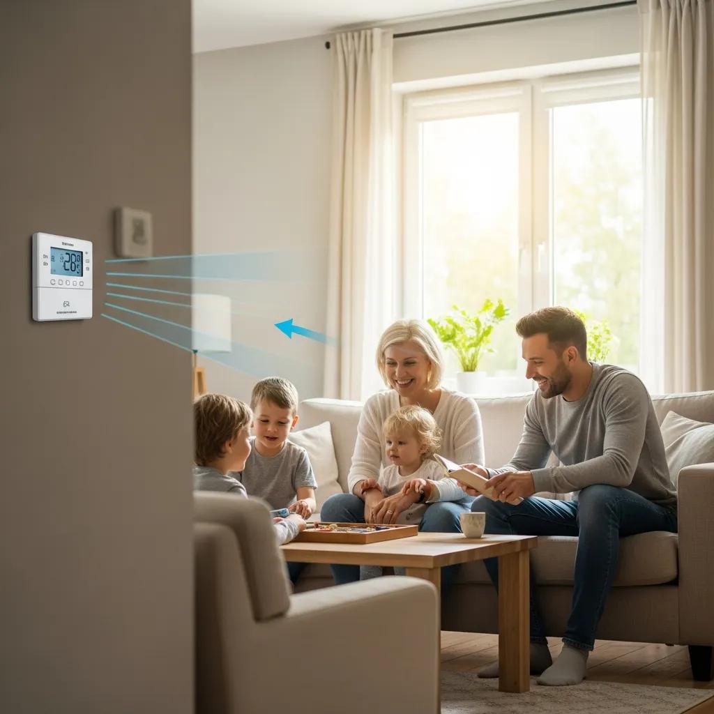 family enjoying comfort in a well cooled living room highlighting hvac services 6f4fa9e1 9096 464d a583 ff435f2fb694