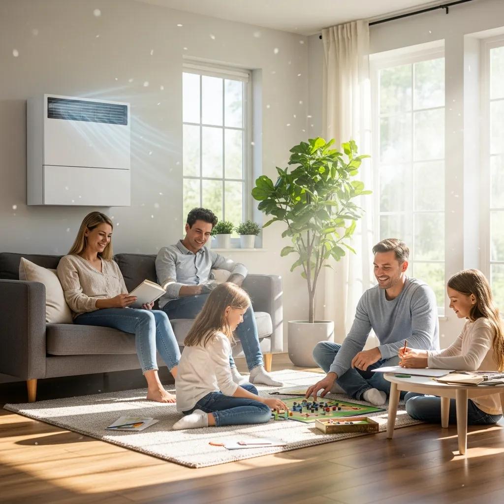 modern hvac system in a comfortable home illustrating energy efficiency and family comfort 4671d835 9733 4951 a784 87f63c412079