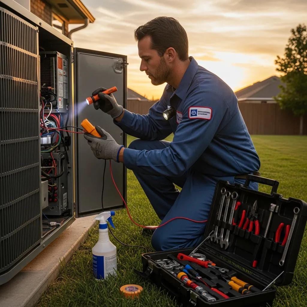 technician repairing an hvac system in a home emphasizing emergency repair services 32b0a0ea 4428 49e7 9c3a 575f4babdabd
