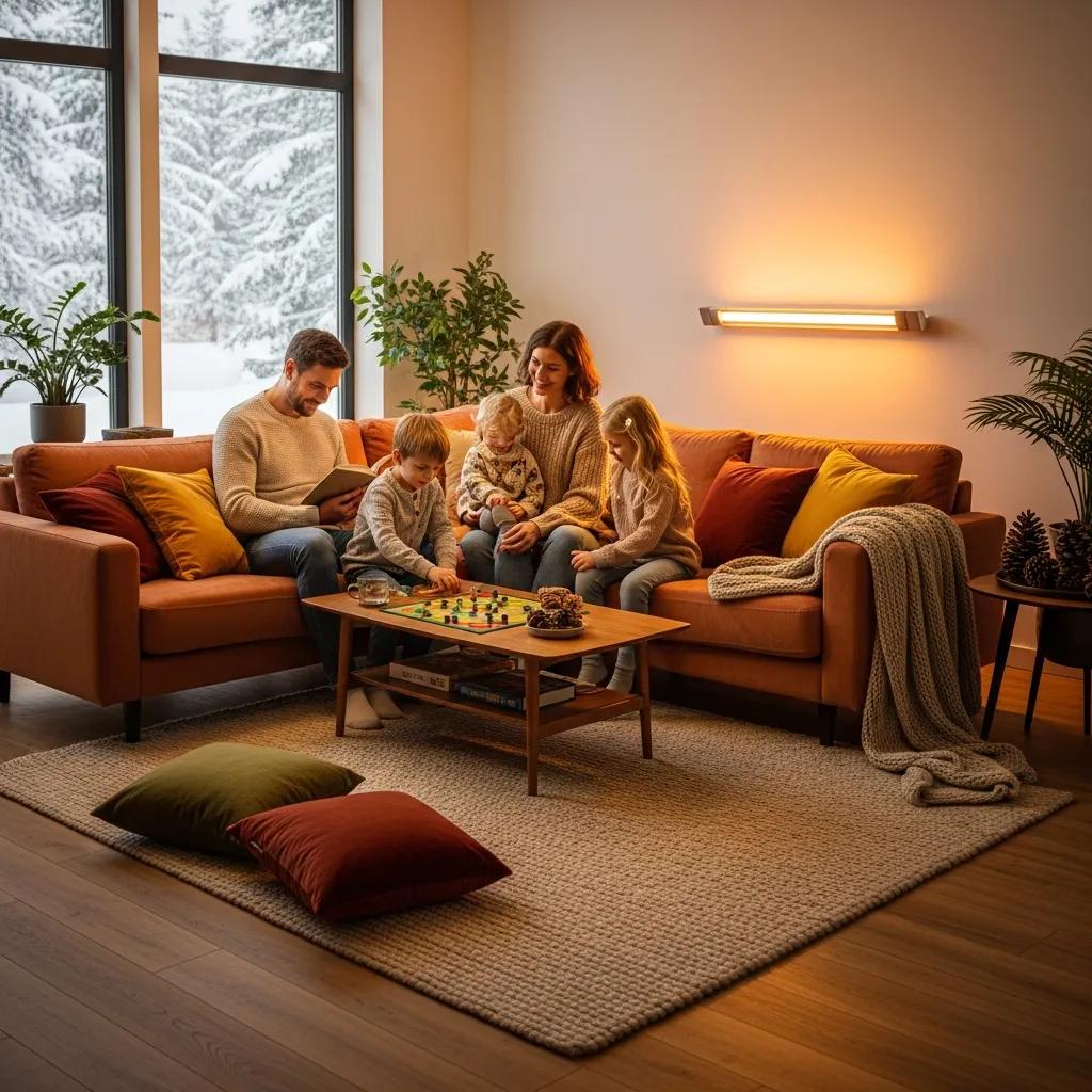 family enjoying warmth in a cozy living room with a modern heating system 34356764 0739 487b a266 423e21642f4d