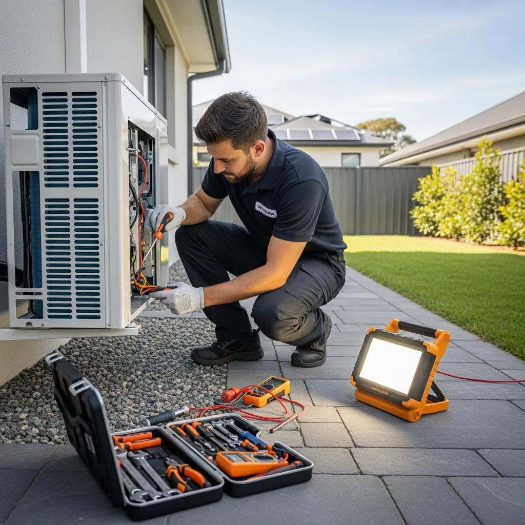 hvac technician repairing a heating and cooling system in a home 1e489dc5 794c 4a8f a8ce 61a3dc364afb
