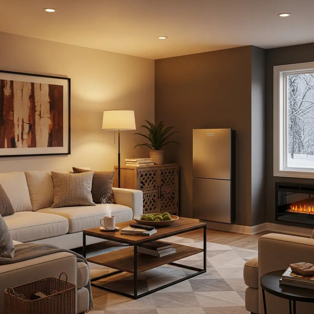 modern furnace installation in a cozy greenville living room showcasing warmth and comfort 244a15b3 6071 4409 89ab 6ef58b721efe